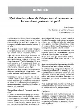 ¿Qué viven los pobres de Chiapas después del desmadre de las elecciones generales del país?