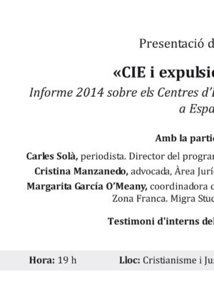 Presentación informe CIE 2015