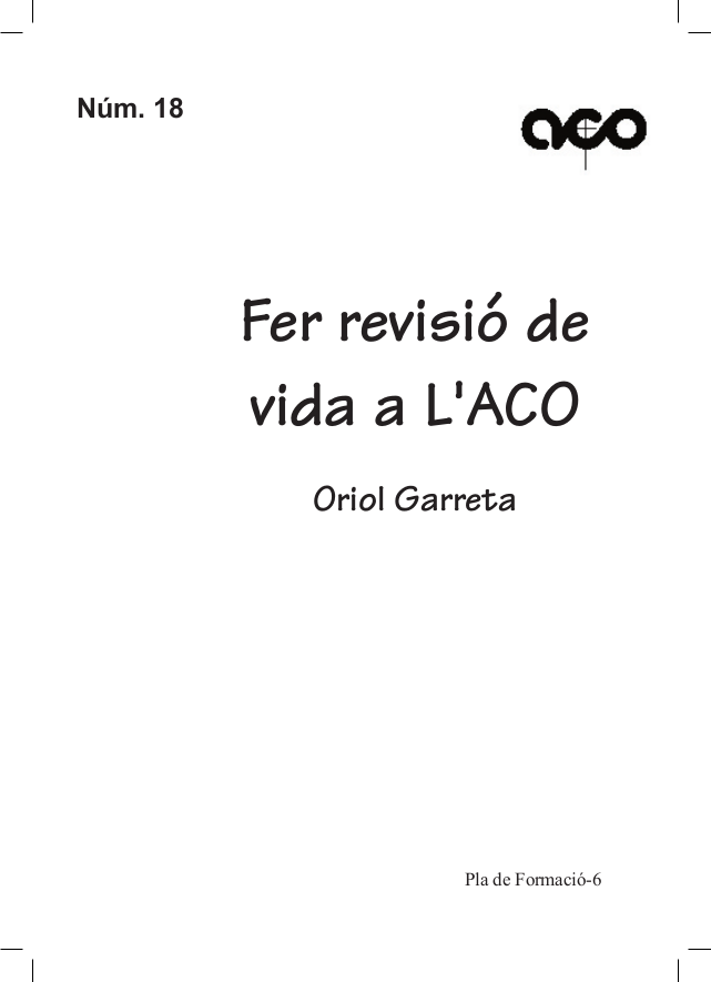 Hacer revisión de vida en ACO