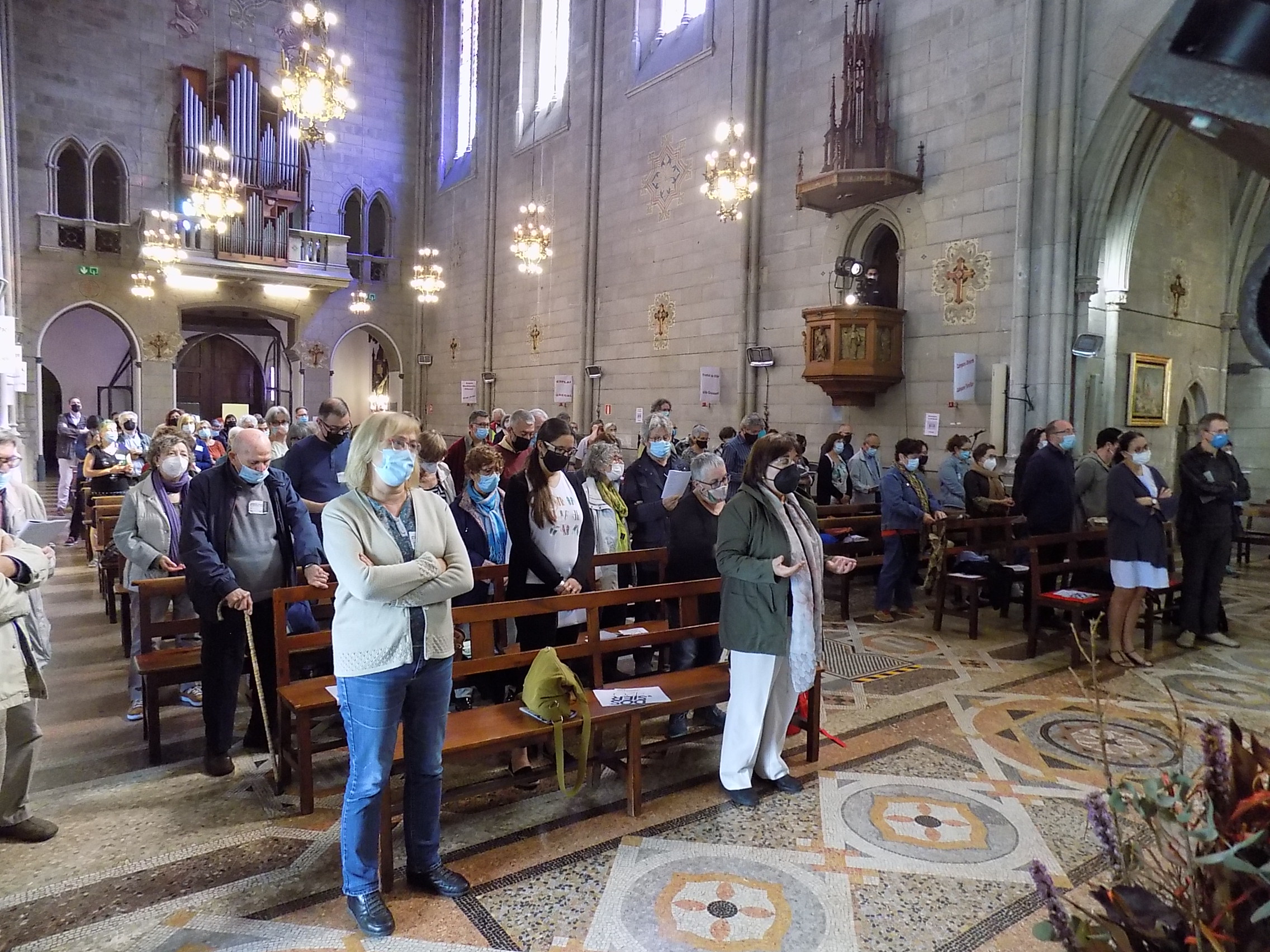 Eucaristia al final de la #JGACO2021 a la parròquia de Sant Pacià de Barcelona.