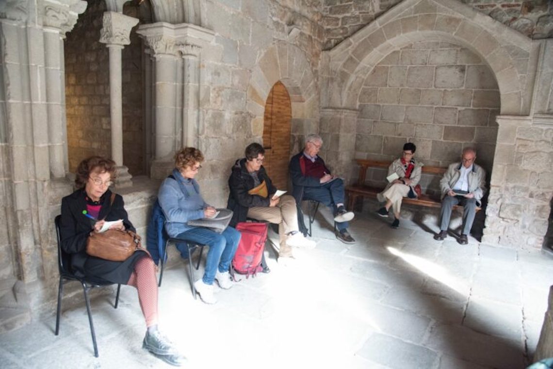 Participants a Sant Pau del Camp. Foto: Arquebisbat de Barcelona.