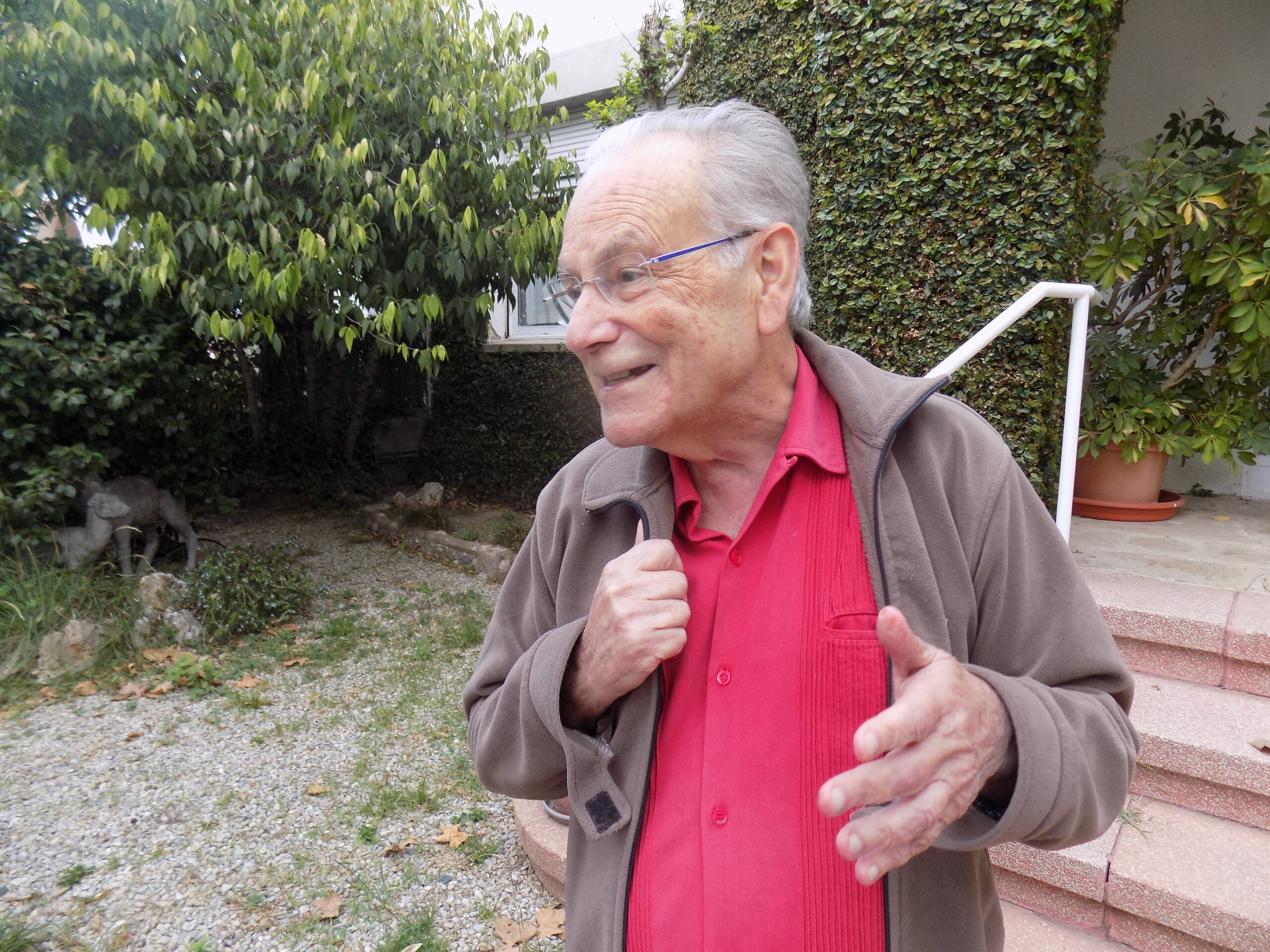 Joan Martínez Alier, en un moment de l’entrevista que va concedir a l’ACO el setembre passat.