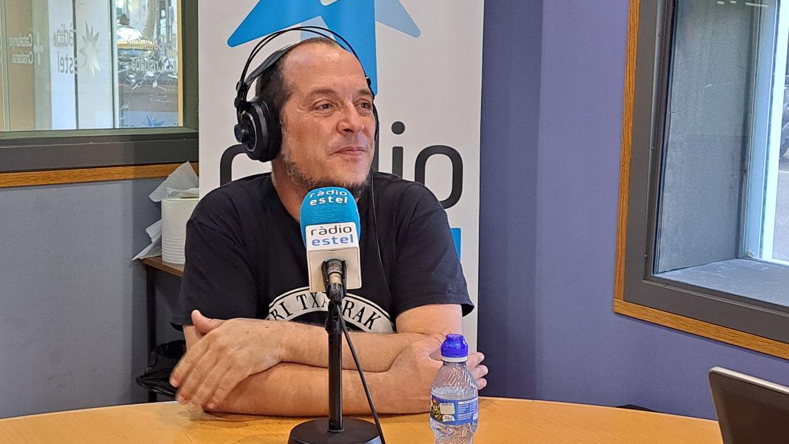 David Fernàndez en el programa conclusivo de la última temporada. Foto: Ràdio Estel.