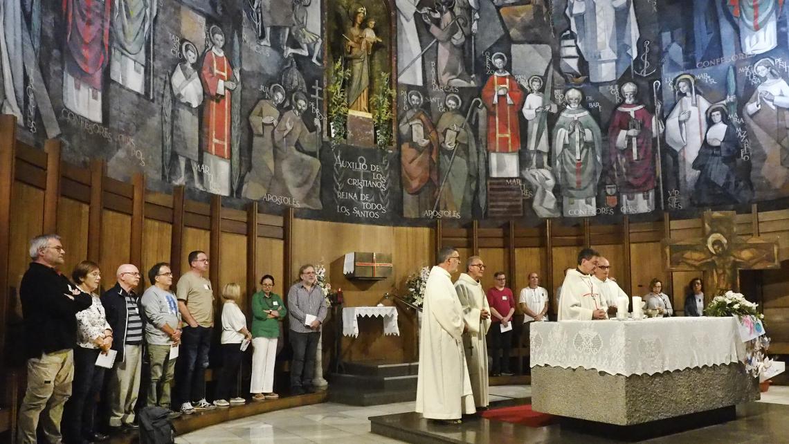 Eucaristia al santuari dels Salesians Rocafort. Foto: Jordi Esplugas.