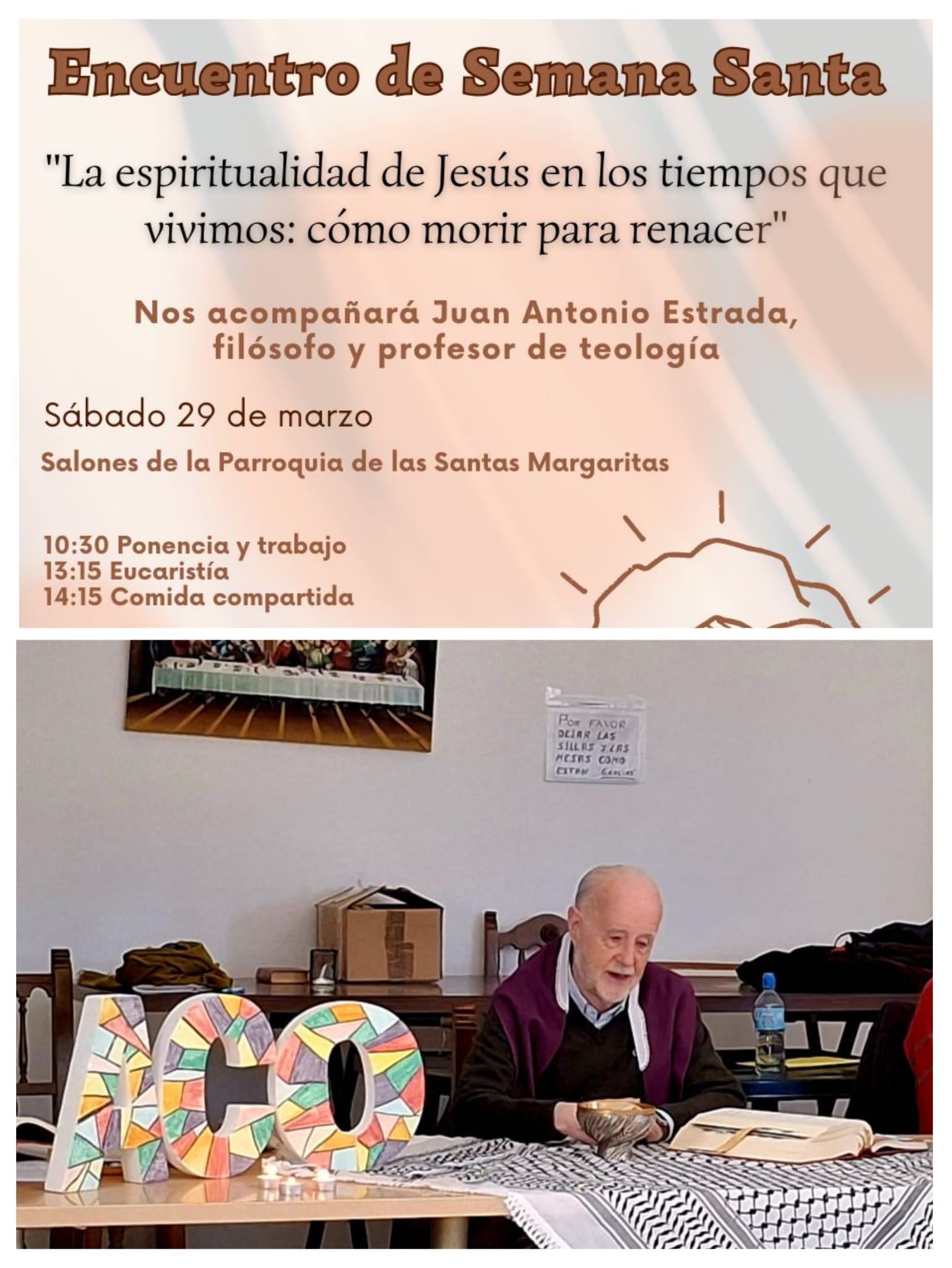 ACO de Córdoba profundiza en la espiritualidad de Jesús