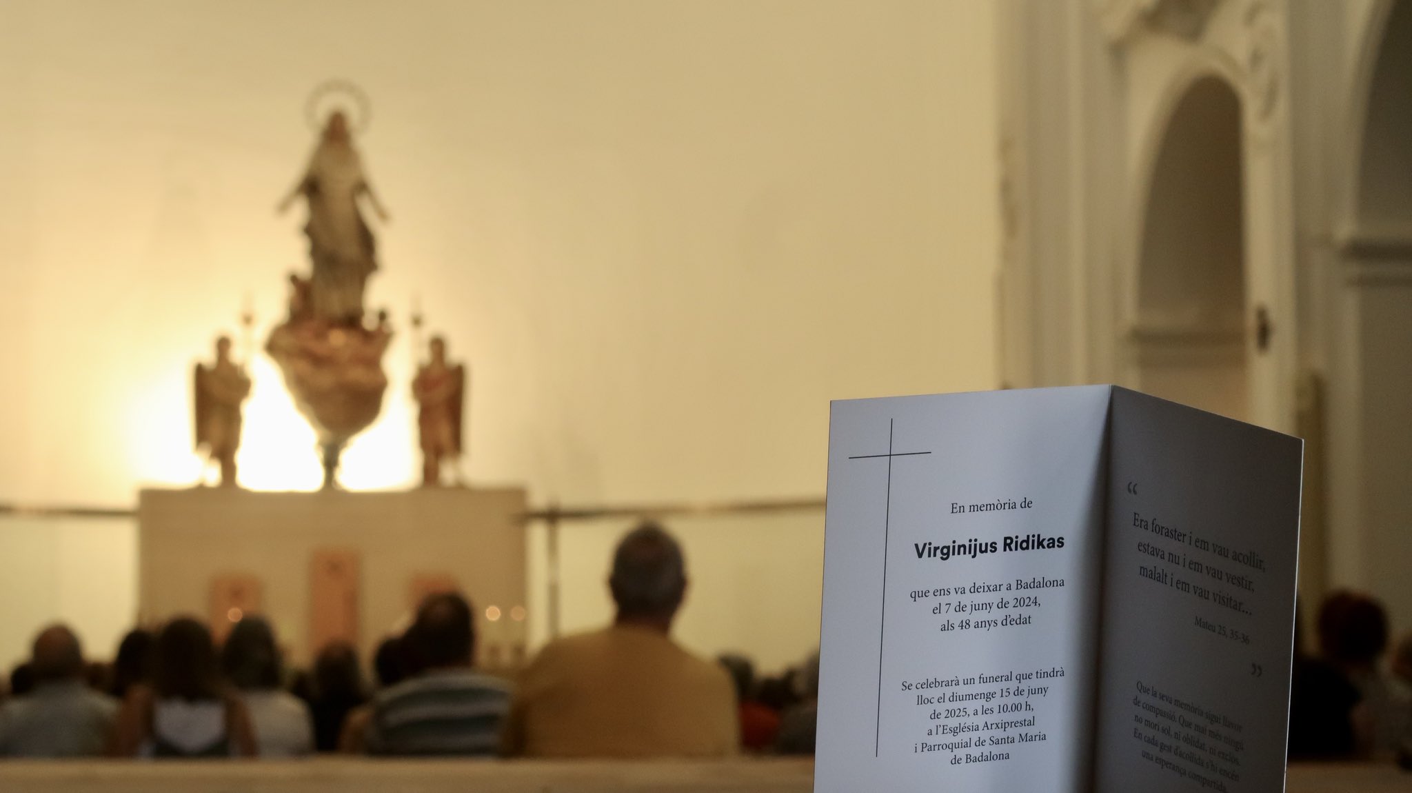 Virginijus Ridikas, ejemplo de la dignidad incontestable de todo ser humano