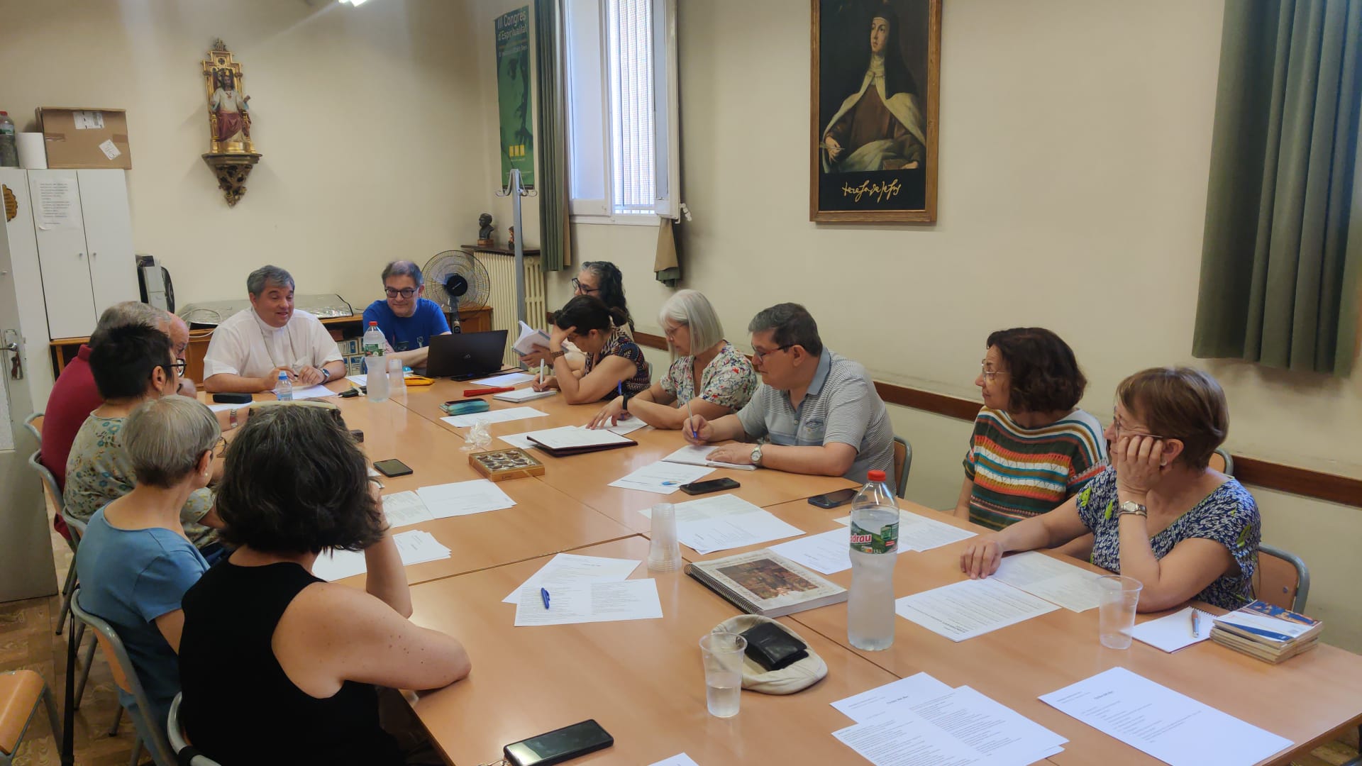 ACO-Lleida visita al obispo de la diócesis, interpela a los partidos de La Paeria y finaliza el curso