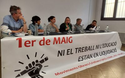 Un Primero de Mayo para reivindicar una educación pública de calidad