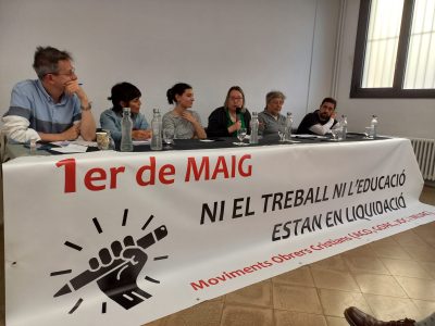 Un Primero de Mayo para reivindicar una educación pública de calidad