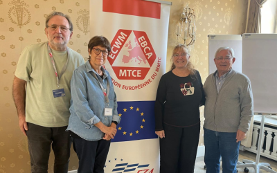 Los representantes de ACO en la Asamblea del MTCE.
