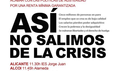 Primero de Mayo 2015 País Valencià: cartel