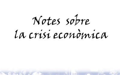 Notas sobre la crisis económica