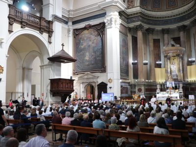 Los preferidos de Jesús, protagonistas en la visita del papa León a la parroquia de San Agustín
